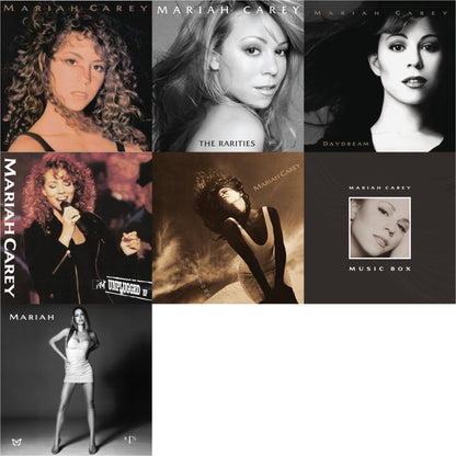 This is a 7 LP Vinyl SKU bundle.
1.This LP Vinyl is brand new.Format: LP VinylMusic Style: Contemporary R&BThis item's title is: Mariah CareyArtist: Mariah CareyLabel: LEGACYBarcode: 194397763614Release Date: 10/2/2020
2.This LP Vinyl is brand new.