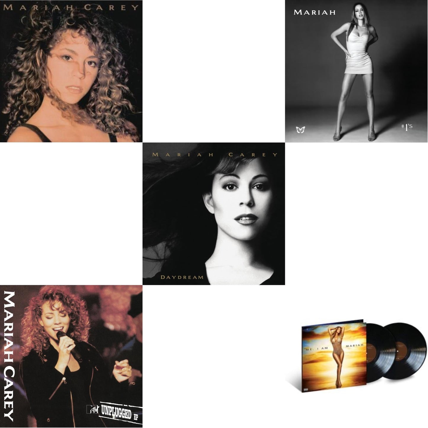This is a 5 LP Vinyl SKU bundle.
1.This LP Vinyl is brand new.Format: LP VinylMusic Style: Contemporary R&BThis item's title is: Mariah CareyArtist: Mariah CareyLabel: LEGACYBarcode: 194397763614Release Date: 10/2/2020
2.This LP Vinyl is brand new.