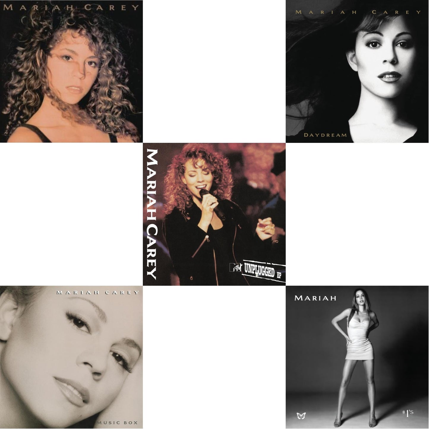 This is a 5 LP Vinyl SKU bundle.
1.This LP Vinyl is brand new.Format: LP VinylMusic Style: Contemporary R&BThis item's title is: Mariah CareyArtist: Mariah CareyLabel: LEGACYBarcode: 194397763614Release Date: 10/2/2020
2.This LP Vinyl is brand new.