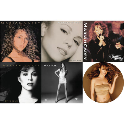 This is a 6 LP Vinyl SKU bundle.
1.This LP Vinyl is brand new.Format: LP VinylMusic Style: Contemporary R&BThis item's title is: Mariah CareyArtist: Mariah CareyLabel: LEGACYBarcode: 194397763614Release Date: 10/2/2020
2.This LP Vinyl is brand new.