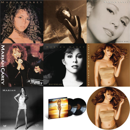 This is a 9 LP Vinyl SKU bundle.
1.This LP Vinyl is brand new.Format: LP VinylMusic Style: Contemporary R&BThis item's title is: Mariah CareyArtist: Mariah CareyLabel: LEGACYBarcode: 194397763614Release Date: 10/2/2020
2.This LP Vinyl is brand new.