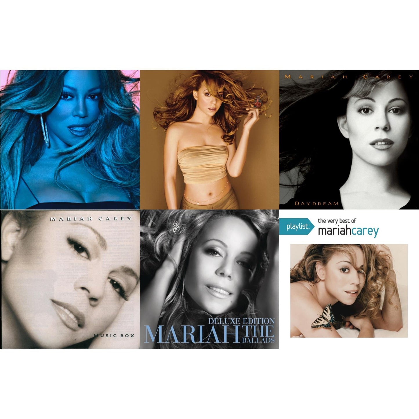 Caution & Butterfly & Daydream & Music Box & Ballads & Playlist: Very Best Of Mariah Carey