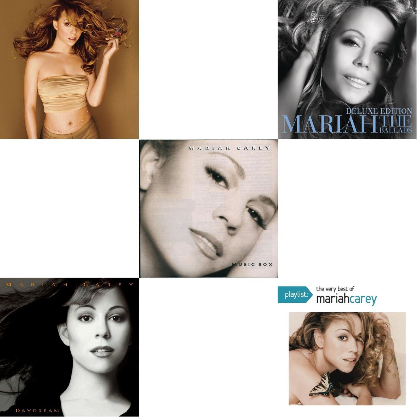 Butterfly & Daydream & Music Box & Ballads & Playlist: Very Best Of Mariah Carey