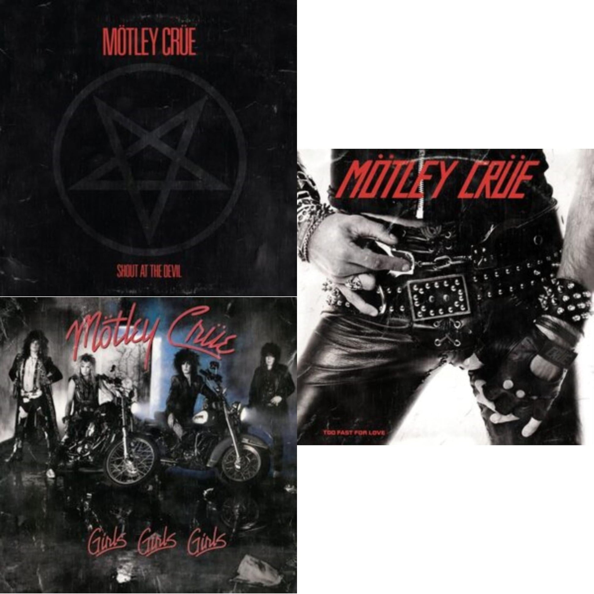 This is a 3 LP Vinyl SKU bundle.
1.This LP Vinyl is brand new.Format: LP VinylThis item's title is: Shout At The DevilArtist: Motley CrueLabel: BMG RIGHTS MANAGEMENT (US) LLCBarcode: 4050538782578Release Date: 7/22/2022
2.This LP Vinyl is brand new.