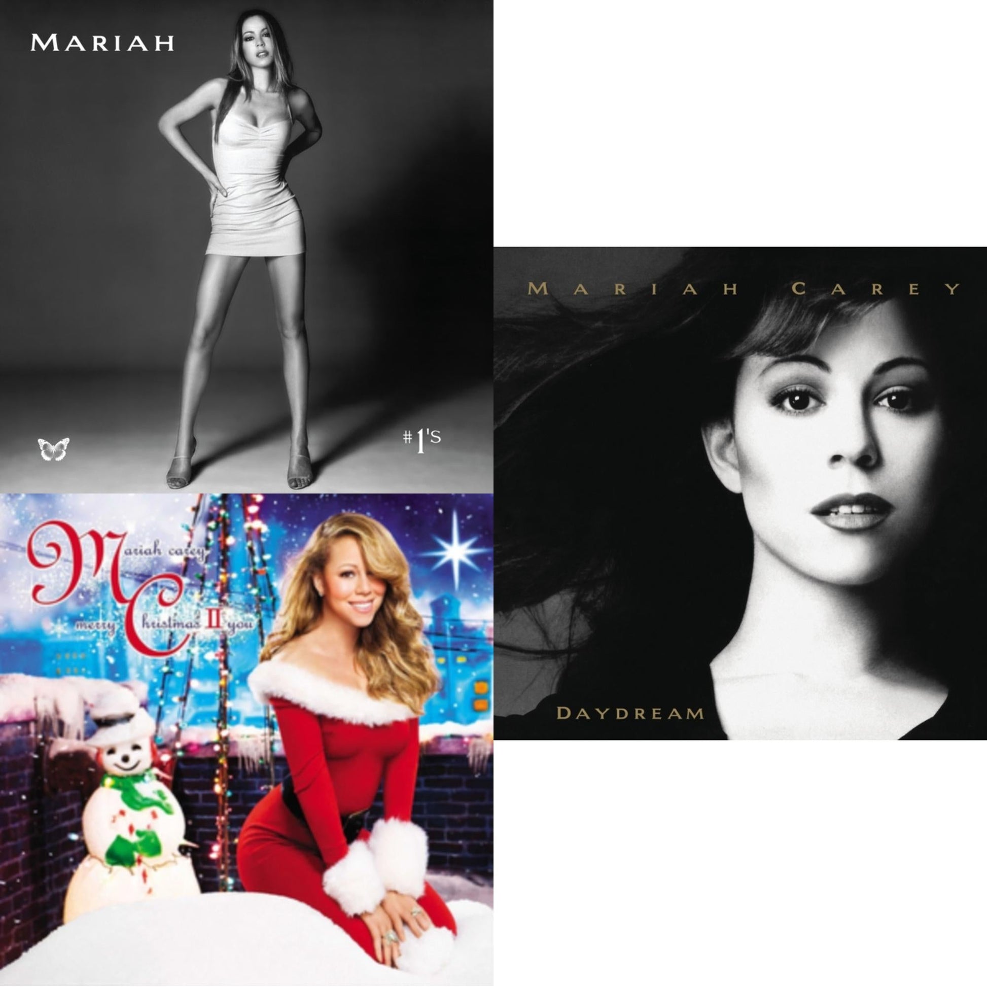 This is a 3 LP Vinyl SKU bundle.
1.This LP Vinyl is brand new.Format: LP VinylMusic Style: Contemporary R&BThis item's title is: DaydreamArtist: Mariah CareyLabel: LEGACYBarcode: 194397764017Release Date: 11/6/2020
2.This LP Vinyl is brand new.
