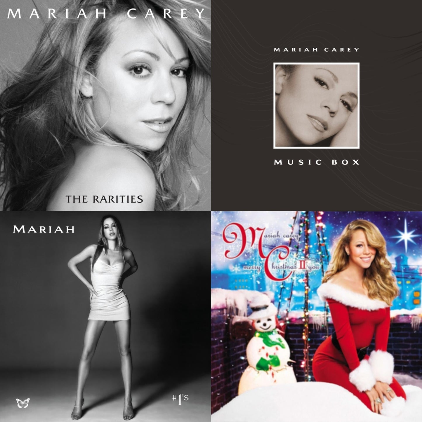 This is a 4 LP Vinyl SKU bundle.
1.This LP Vinyl is brand new.Format: LP VinylMusic Style: Contemporary R&BThis item's title is: Rarities (4LP)Artist: Mariah CareyLabel: LEGACYBarcode: 194398140216Release Date: 3/10/2023
2.This LP Vinyl is brand new.