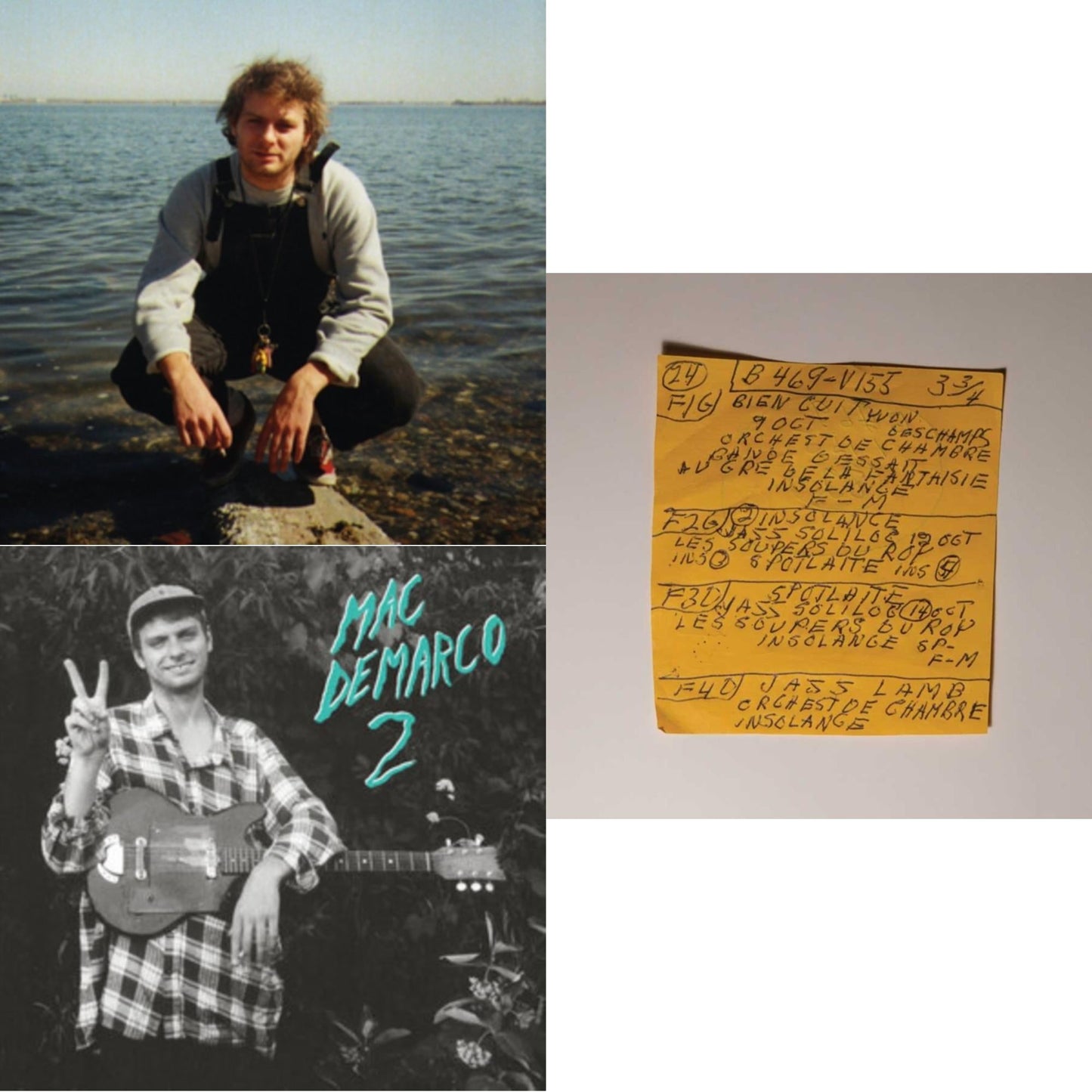 This is a 3 LP Vinyl SKU bundle.
1.This LP Vinyl is brand new.Format: LP VinylMusic Style: Indie RockThis item's title is: Another OneArtist: Mac DemarcoLabel: Captured TracksBarcode: 817949011550Release Date: 8/7/2015
2.This LP Vinyl is brand new.