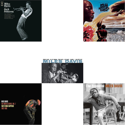 Tribute To Jack Johnson (140G/Dl Insert) & Bootleg Series Vol. 7: That’S What Happened 1982-1985 (2LP/White Vinyl) & Volume 2 (Blue Note Classic LP Vinyl Series) & Bitches Brew & Essential Miles Davis (2LP)