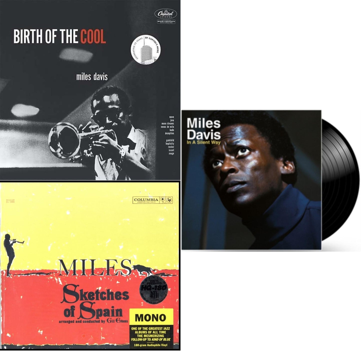 Birth Of The Cool & Sketches Of Spain (Mono) & In A Silent Way