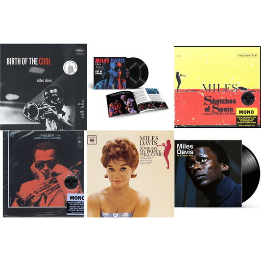 Birth Of The Cool & Merci, Miles! Live At Vienne (2LP) & Sketches Of Spain (Mono) & Round About Midnight (180G/Mono) & Someday My Prince Will Come (180G) & In A Silent Way