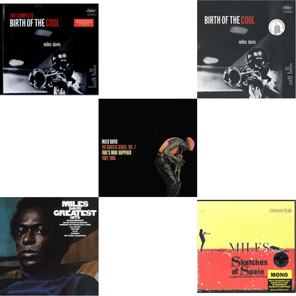 This is a 5 LP Vinyl SKU bundle.
1.This LP Vinyl is brand new.Format: LP VinylThis item's title is: Bootleg Series Vol. 7: That’S What Happened 1982-1985 (2LP/White Vinyl)Artist: Miles DavisLabel: LEGACYBarcode: 194398638416Release Date: 9/16/2022
2.This LP Vinyl is brand new.