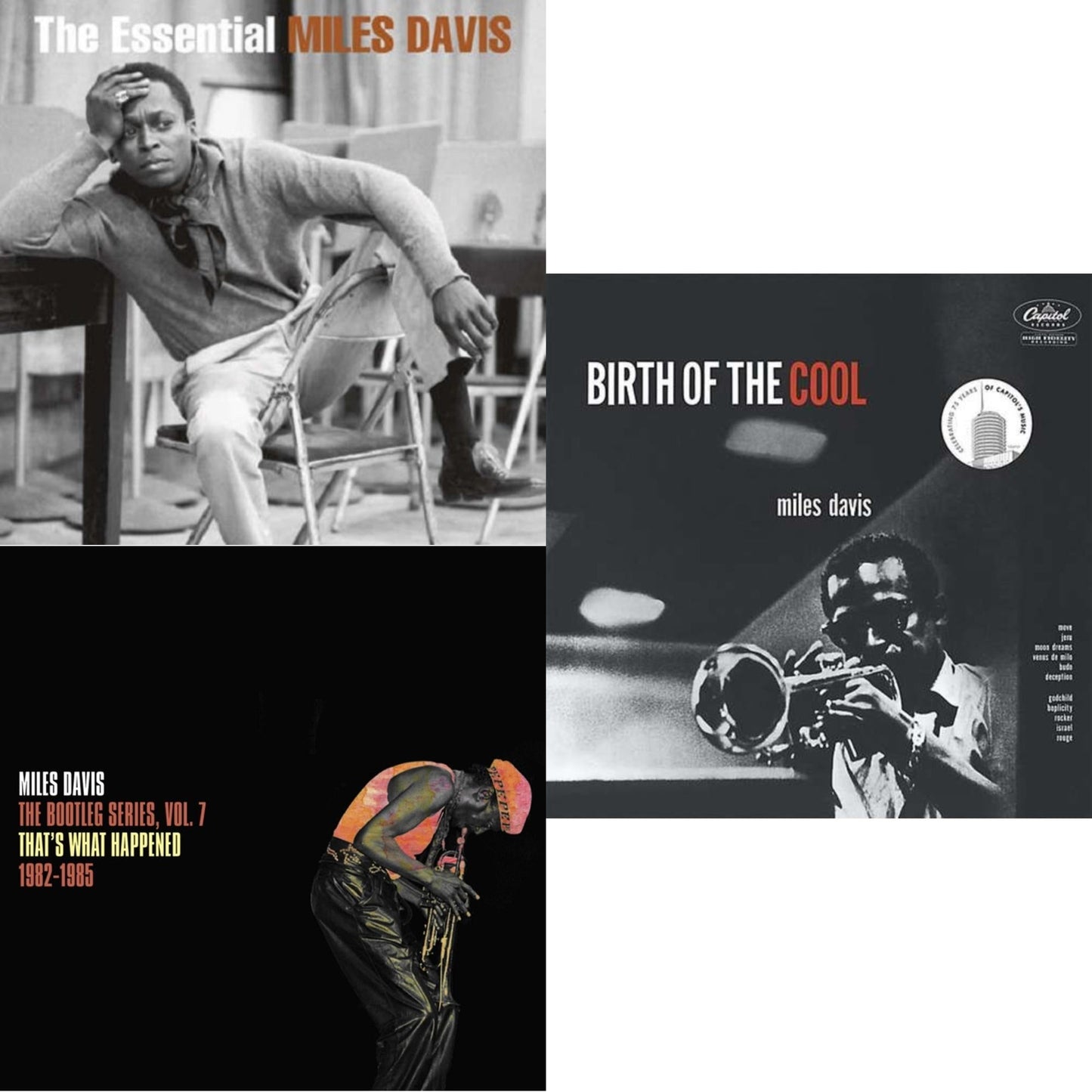 Bootleg Series Vol. 7: That’S What Happened 1982-1985 (2LP/White Vinyl) & Birth Of The Cool & Essential Miles Davis (2LP)