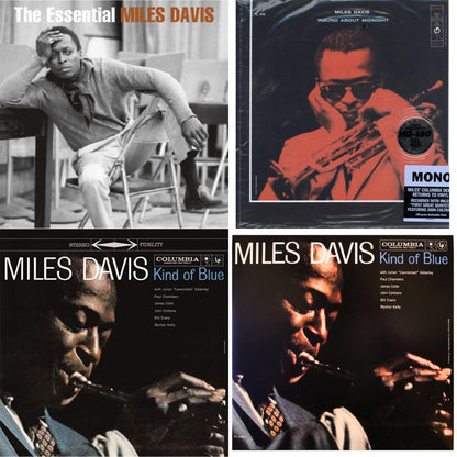 Kind Of Blue (180G) & Round About Midnight (180G/Mono) & Kind Of Blue (Mono) & Essential Miles Davis (2LP)