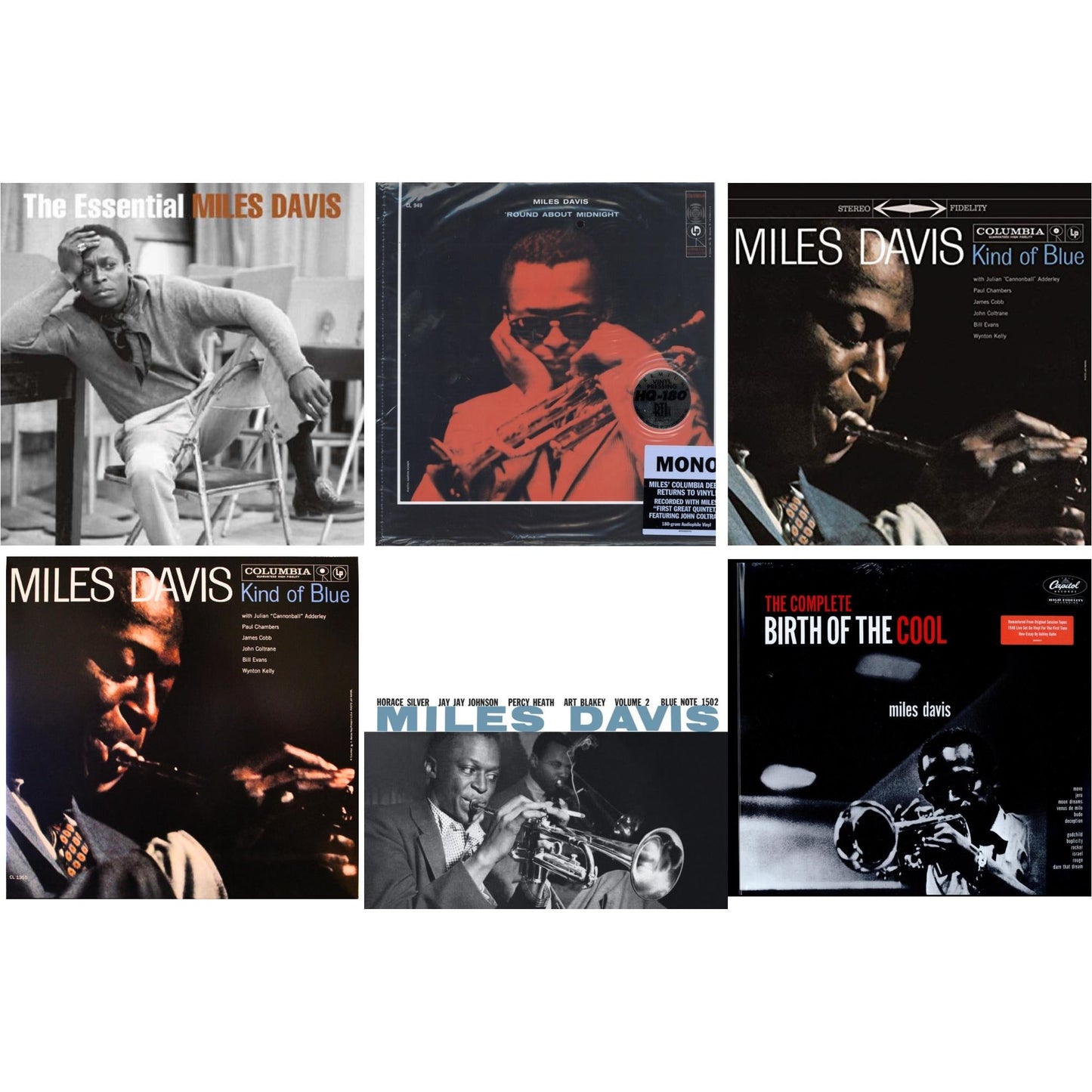 This is a 6 LP Vinyl SKU bundle.
1.This LP Vinyl is brand new.Format: LP VinylThis item's title is: Volume 2 (Blue Note Classic LP Vinyl Series)Artist: Miles DavisBarcode: 602458319958Release Date: 3/15/2024
2.This LP Vinyl is brand new.