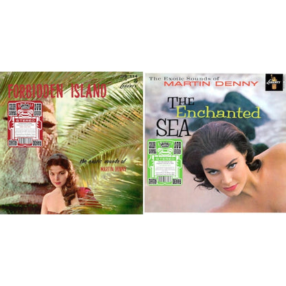 Forbidden Island (Dark Lava LP Vinyl) & Enchanted Sea (Tiki Green LP Vinyl)
