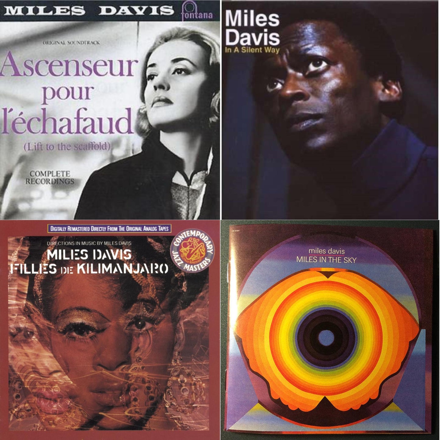 L'ascenseur Pour L'echafaud & In A Silent Way & Filles De Kilimanjaro & Miles In The Sky