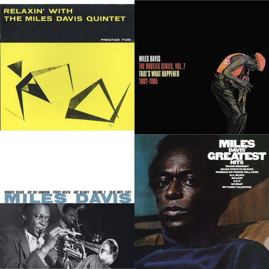 Relaxin With The Miles Davis Quintet & Bootleg Series Vol. 7: That’S What Happened 1982-1985 (2LP/White Vinyl) & Volume 2 (Blue Note Classic LP Vinyl Series) & Greatest Hits (1969) (150G/Dl Code)