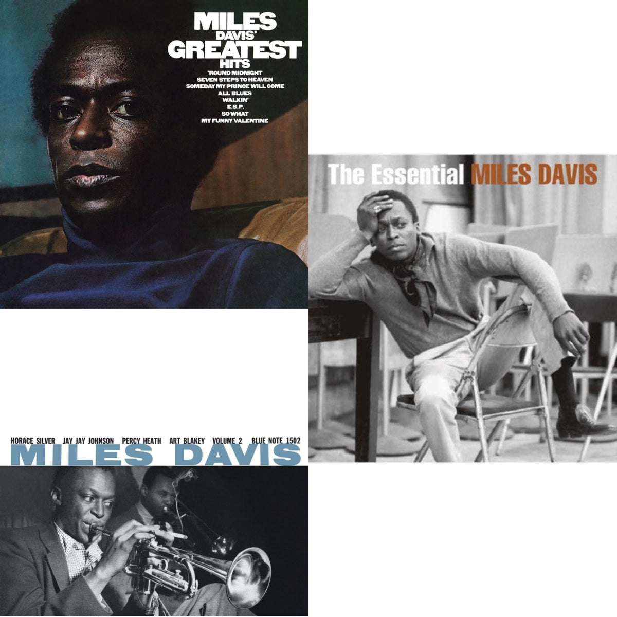 Volume 2 (Blue Note Classic LP Vinyl Series) & Essential Miles Davis (2LP) & Greatest Hits (1969) (150G/Dl Code)