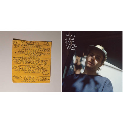 This is a 2 LP Vinyl SKU bundle.
1.This LP Vinyl is brand new.Format: LP VinylMusic Style: DowntempoThis item's title is: Salad DaysArtist: Mac DemarcoLabel: CyclopsBarcode: 817949019471Release Date: 4/1/2014
2.This LP Vinyl is brand new.