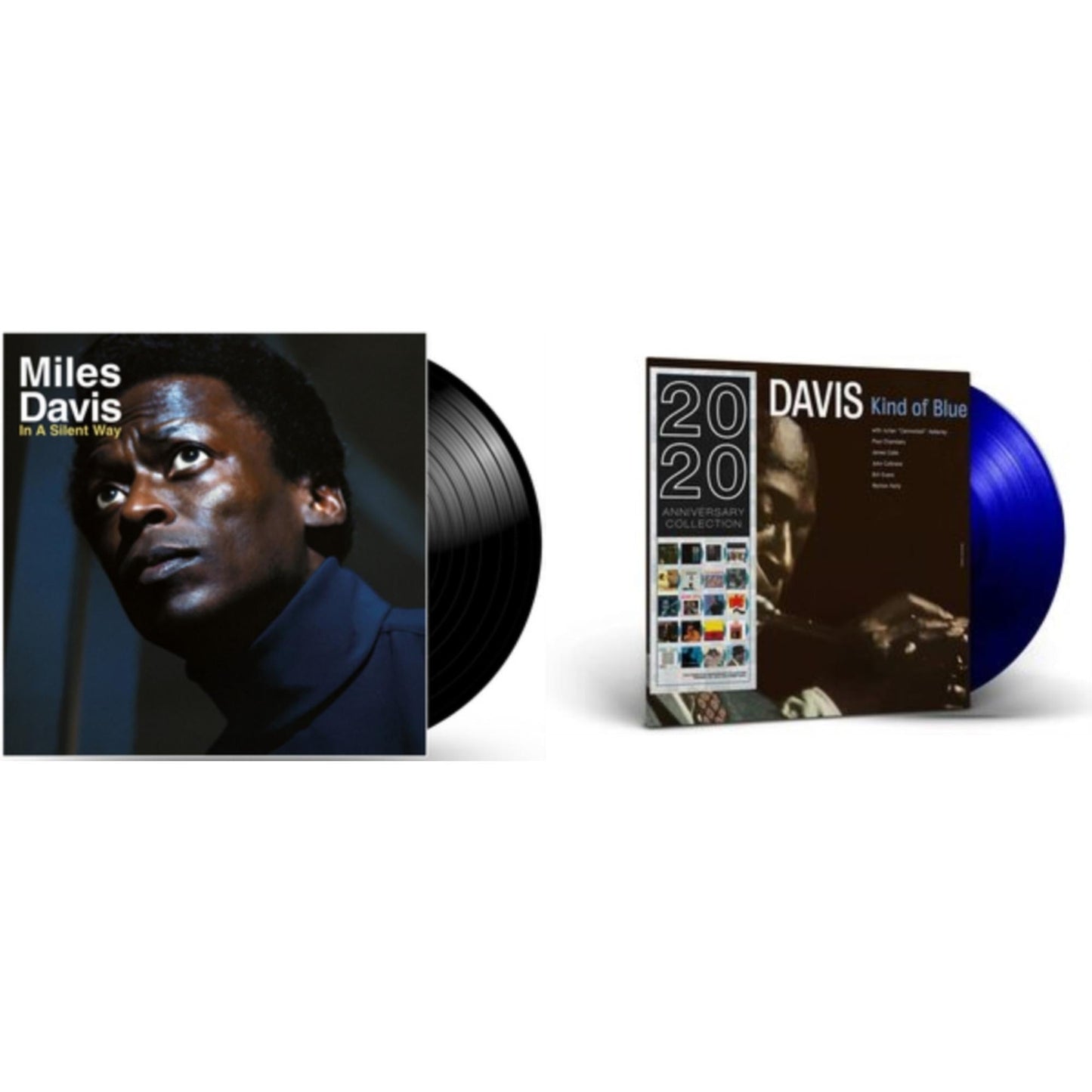 In A Silent Way & Kind Of Blue (Blue LP Vinyl)