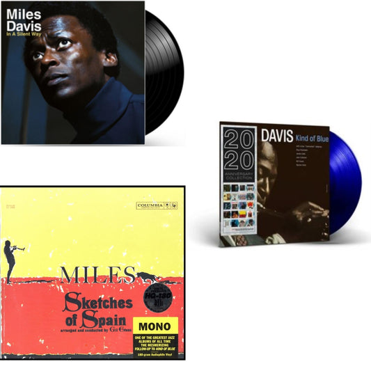 This is a 3 LP Vinyl SKU bundle.
1.This LP Vinyl is brand new.Format: LP VinylMusic Style: ModalThis item's title is: Sketches Of Spain (Mono)Artist: Miles DavisLabel: ColumbiaBarcode: 887654076519Release Date: 1/8/2013
2.This LP Vinyl is brand new.