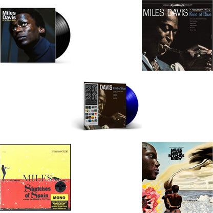 This is a 5 LP Vinyl SKU bundle.
1.This LP Vinyl is brand new.Format: LP VinylMusic Style: FusionThis item's title is: Bitches Brew (2LP/140G)Artist: Miles DavisLabel: LEGACY/ COLUMBIABarcode: 190759508619Release Date: 3/27/2020
2.This LP Vinyl is brand new.
