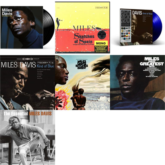 Bitches Brew (2LP/140G) & Kind Of Blue (180G) & Sketches Of Spain (Mono) & In A Silent Way & Kind Of Blue (Blue LP Vinyl) & Essential Miles Davis (2LP) & Greatest Hits (1969) (150G/Dl Code)