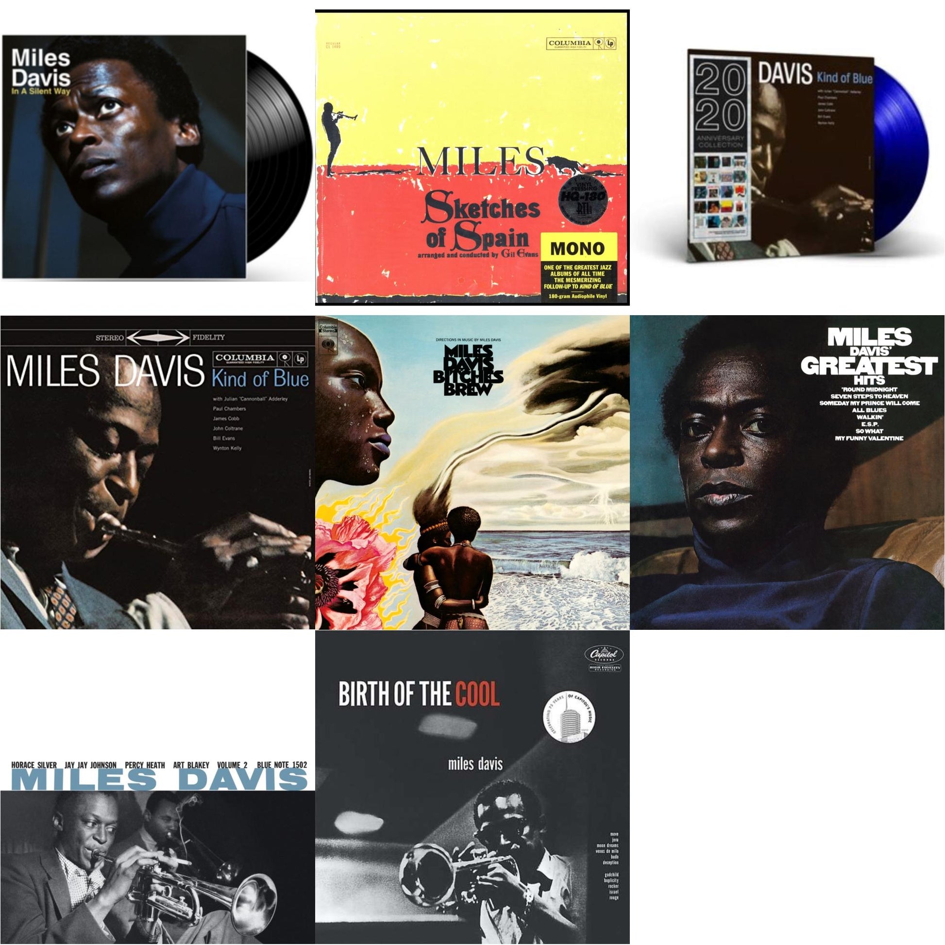 This is a 8 LP Vinyl SKU bundle.
1.This LP Vinyl is brand new.Format: LP VinylMusic Style: FusionThis item's title is: Bitches Brew (2LP/140G)Artist: Miles DavisLabel: LEGACY/ COLUMBIABarcode: 190759508619Release Date: 3/27/2020
2.This LP Vinyl is brand new.