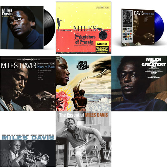 Bitches Brew (2LP/140G) & Volume 2 (Blue Note Classic LP Vinyl Series) & Kind Of Blue (180G) & Sketches Of Spain (Mono) & In A Silent Way & Kind Of Blue (Blue LP Vinyl) & Essential Miles Davis (2LP) & Greatest Hits (1969) (150G/Dl Code)