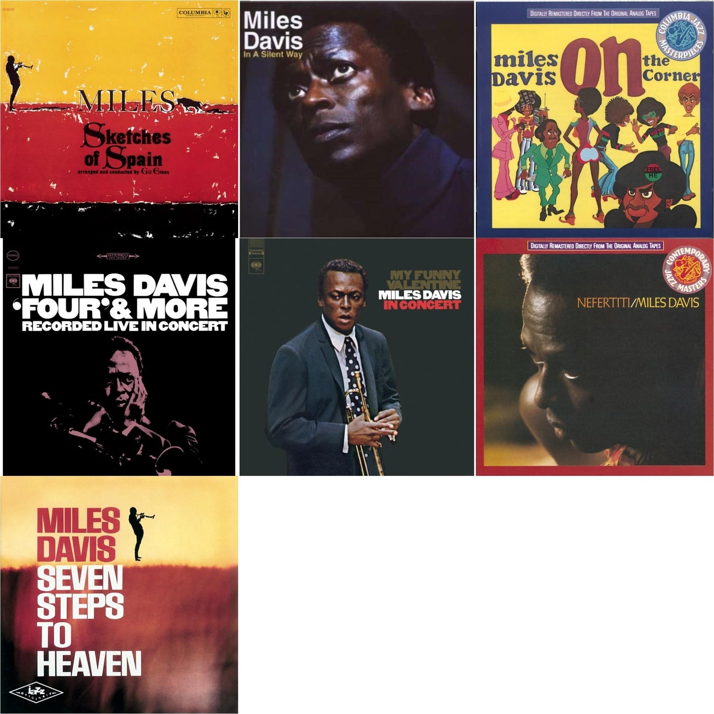 Sketches Of Spain & In A Silent Way & On The Corner & Four & More & My Funny Valentine & Nefertiti & Seven Steps To Heaven