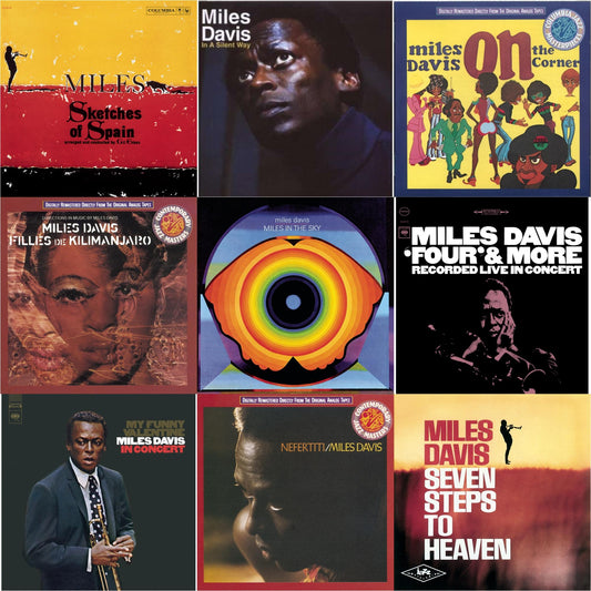 Sketches Of Spain & In A Silent Way & On The Corner & Filles De Kilimanjaro & Miles In The Sky & Four & More & My Funny Valentine & Nefertiti & Seven Steps To Heaven