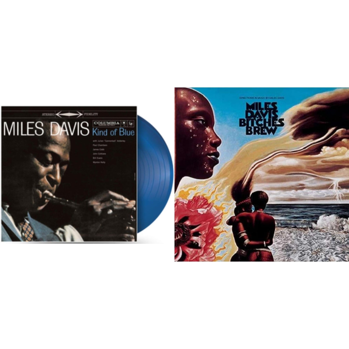 Kind Of Blue (Blue LP Vinyl/Dl Code) & Bitches Brew