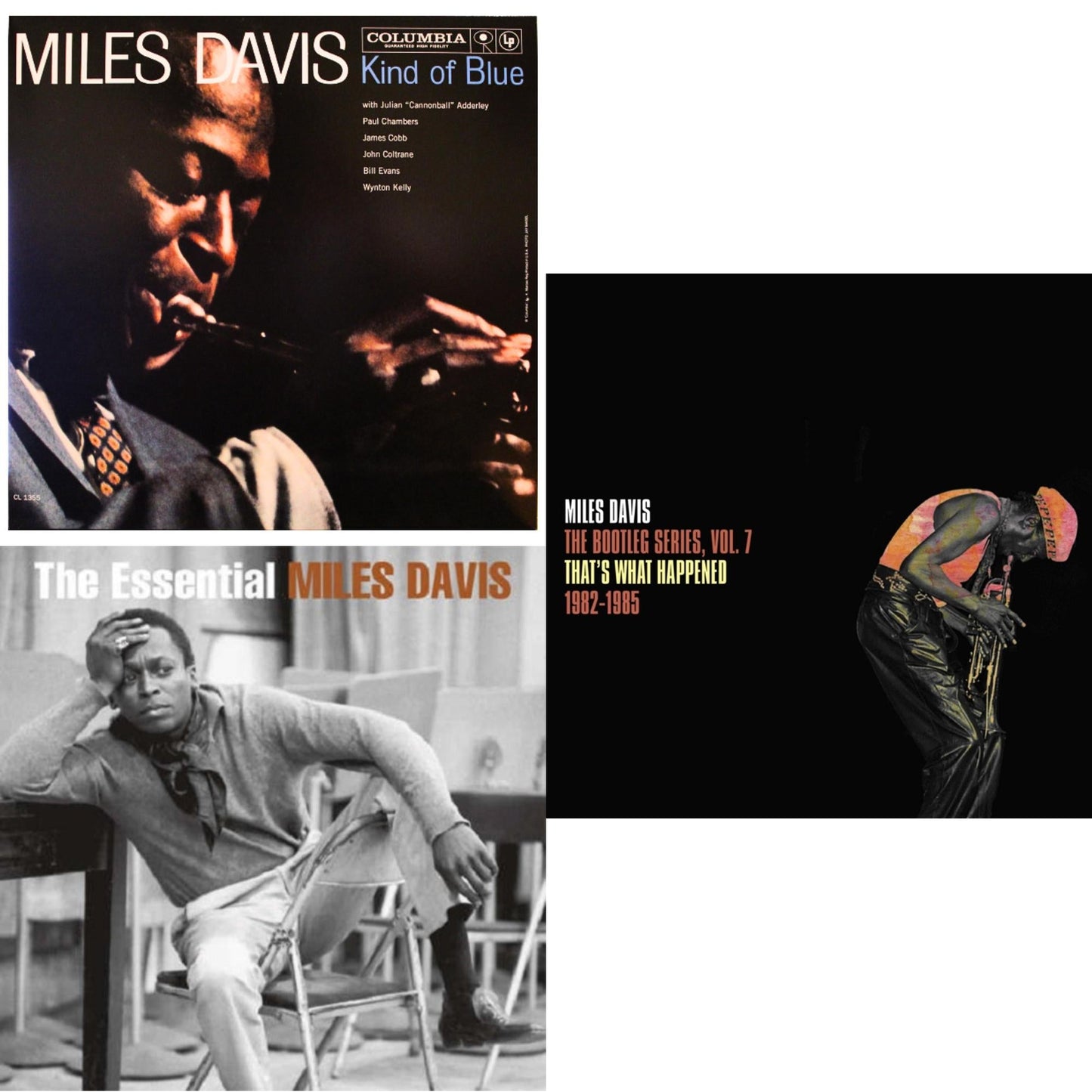 Bootleg Series Vol. 7: That’S What Happened 1982-1985 (2LP/White Vinyl) & Kind Of Blue (Mono) & Essential Miles Davis (2LP)