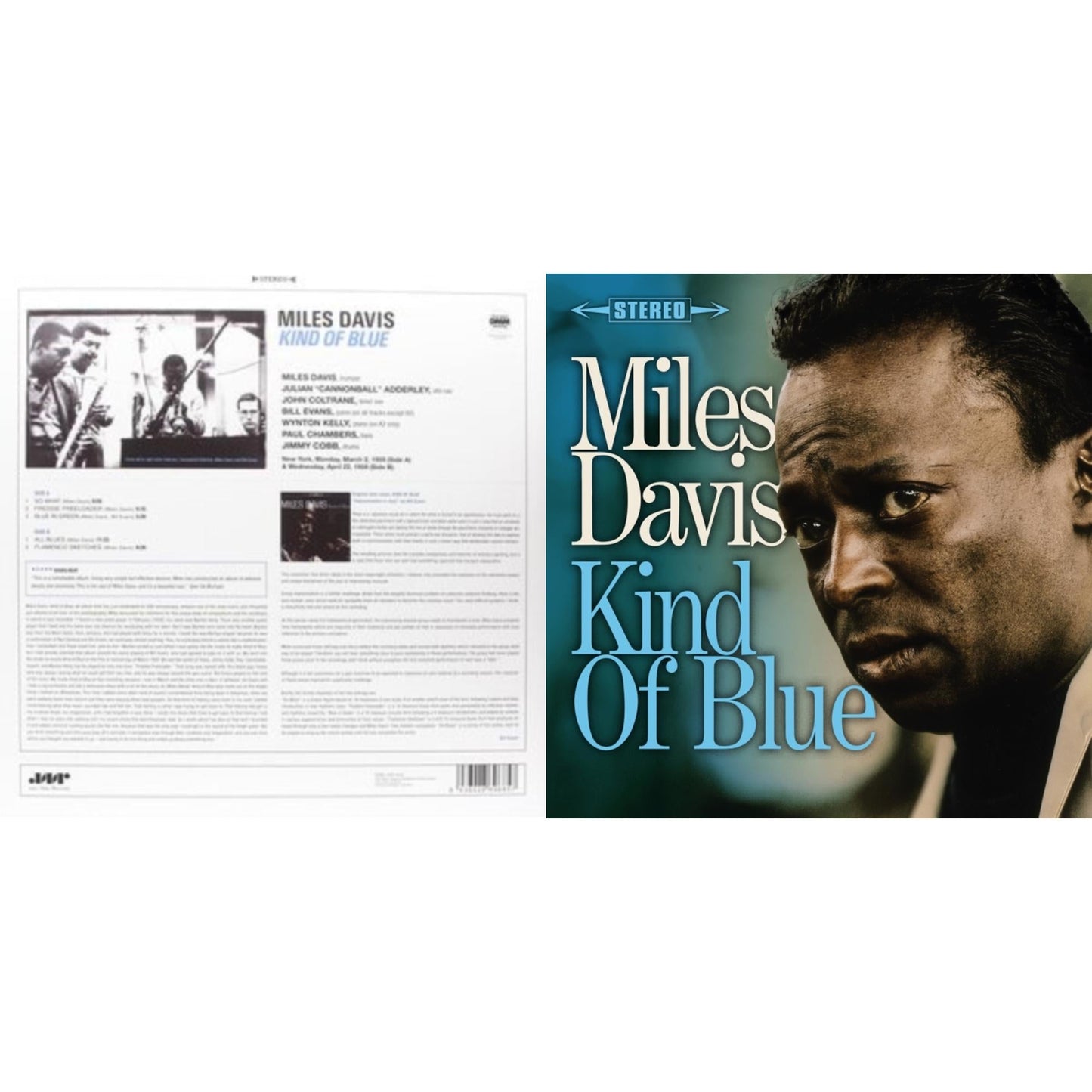 Kind Of Blue & Kind Of Blue (Crystal Clear & Solid Blue Mixed LP Vinyl)