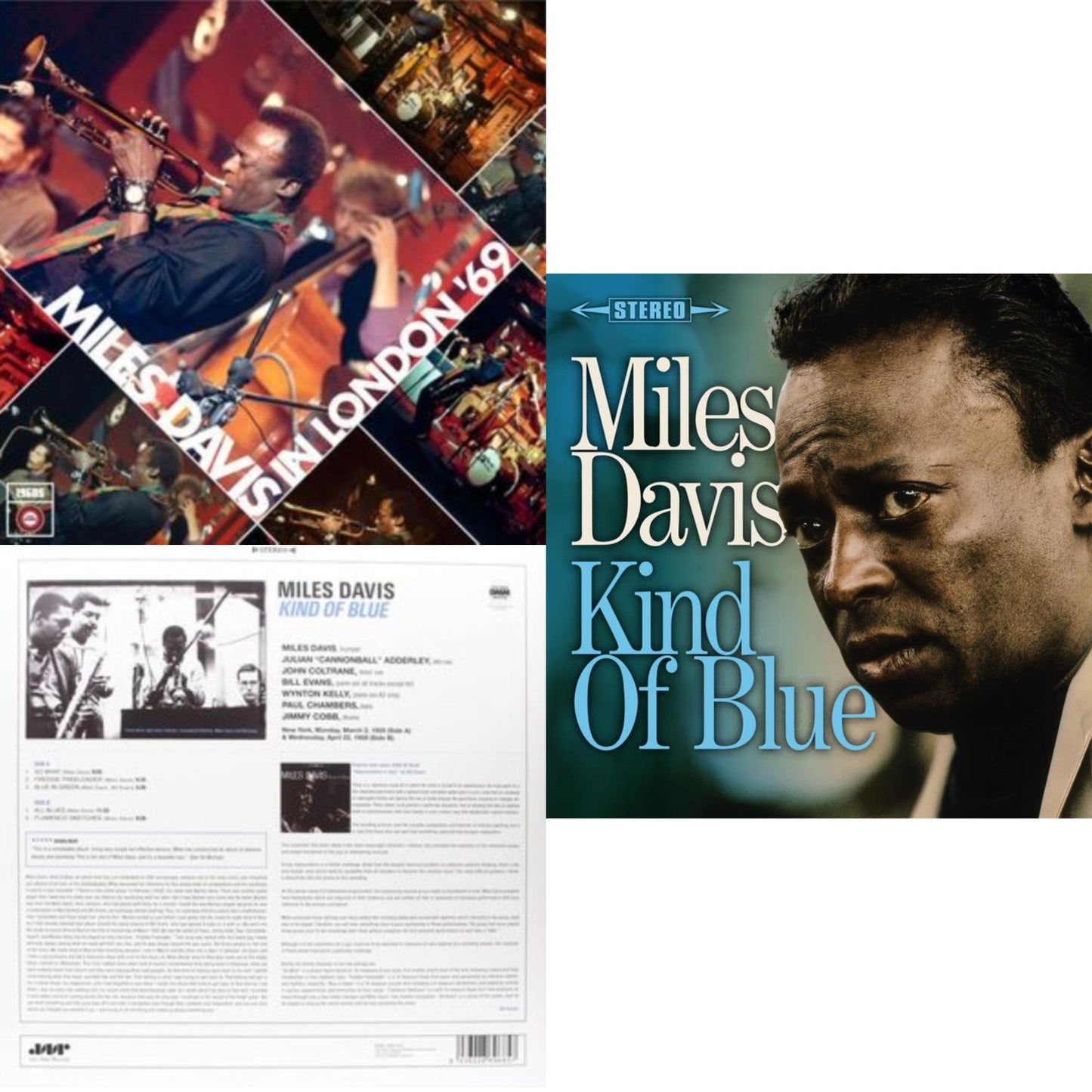 Live At Ronnie Scott's 1969 & Kind Of Blue & Kind Of Blue (Crystal Clear & Solid Blue Mixed LP Vinyl)