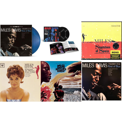 Kind Of Blue (Blue LP Vinyl/Dl Code) & Merci, Miles! Live At Vienne (2LP) & Sketches Of Spain (Mono) & Someday My Prince Will Come (180G) & Bitches Brew & Kind Of Blue (Mono)