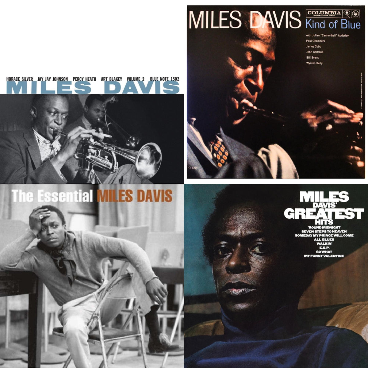 Volume 2 (Blue Note Classic LP Vinyl Series) & Kind Of Blue (Mono) & Essential Miles Davis (2LP) & Greatest Hits (1969) (150G/Dl Code)