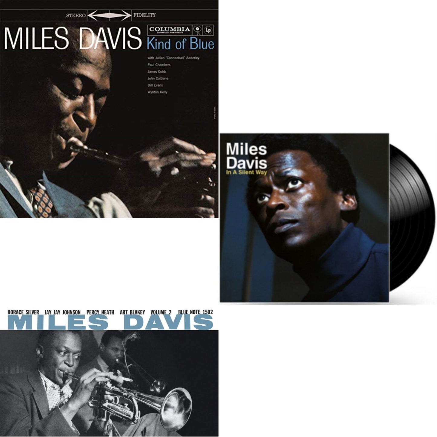 Volume 2 (Blue Note Classic LP Vinyl Series) & Kind Of Blue (180G) & In A Silent Way