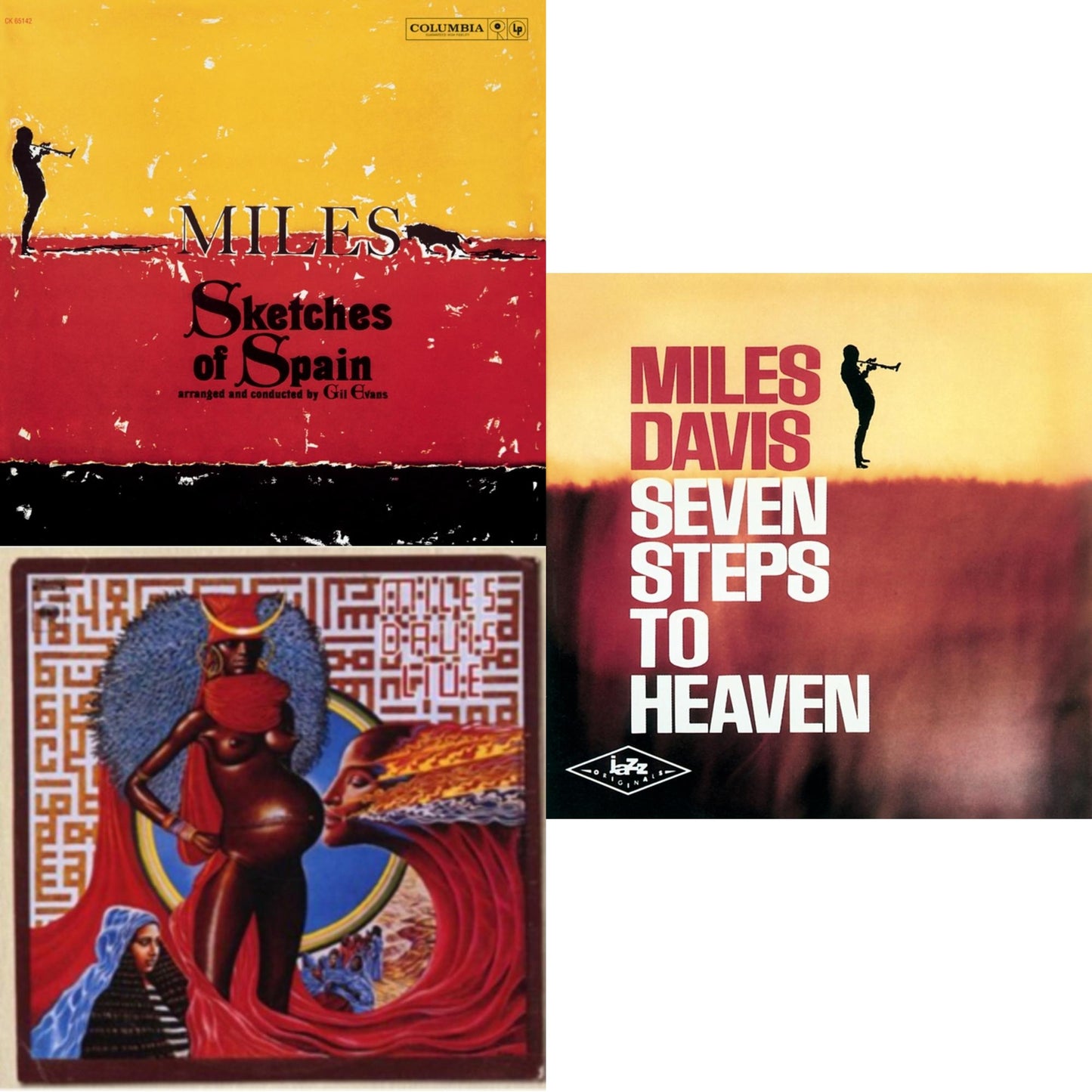 Sketches Of Spain & Live - Evil & Seven Steps To Heaven