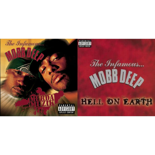 This is a 2 CD SKU bundle.
1.This CD is brand new.Format: CDMusic Style: HouseThis item's title is: Murda MuzikArtist: Mobb DeepLabel: LEGACYBarcode: 074646371527Release Date: 8/17/1999
2.This CD is brand new.