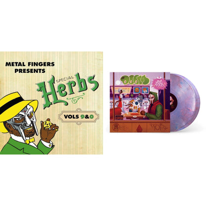Metal Fingers Presents: Special Herbs Vol. 9 & 0 (2LP/Evergreen Vinyl) & Mm..Food (20Th Anniversary/2LP/Sweet Tart Vinyl)