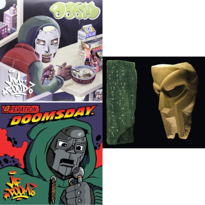 This is a 3 LP Vinyl SKU bundle.
1.This LP Vinyl is brand new.Format: LP VinylMusic Style: ConsciousThis item's title is: Mm..Food (Green & Pink LP Vinyl)Artist: Mf DoomLabel: Rhymesayers EntertainmentBarcode: 826257008411Release Date: 11/16/2004
2.This LP Vinyl is brand new.