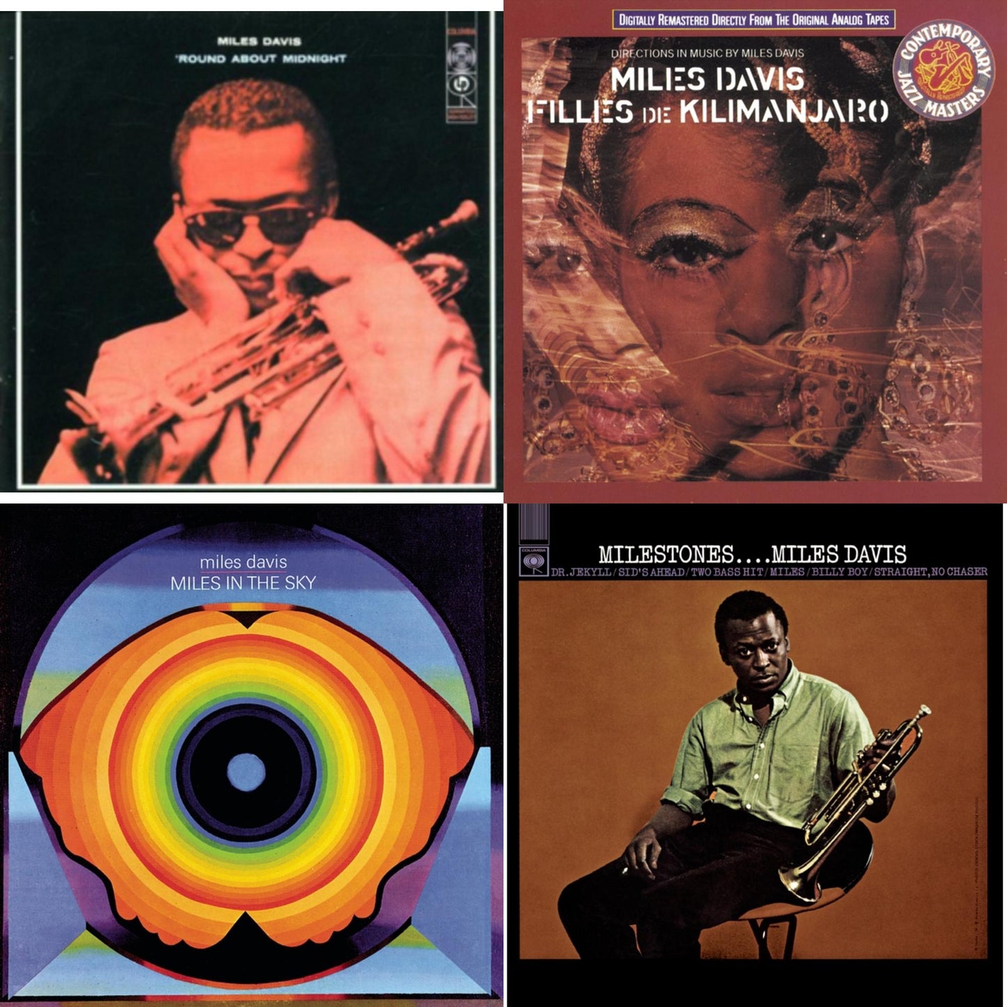 Round About Midnight & Filles De Kilimanjaro & Miles In The Sky & Milestones