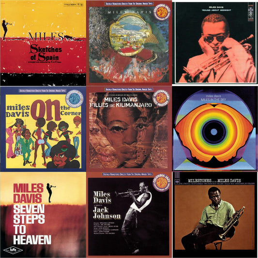 Sketches Of Spain & Agharta & Round About Midnight & On The Corner & Filles De Kilimanjaro & Miles In The Sky & Seven Steps To Heaven & Tribute To Jack Johnson & Milestones