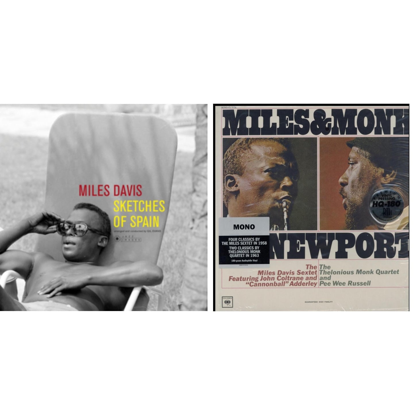 Sketches Of Spain (Limited Edition/Yellow LP Vinyl) & Miles & Monk At Newport (Mono)