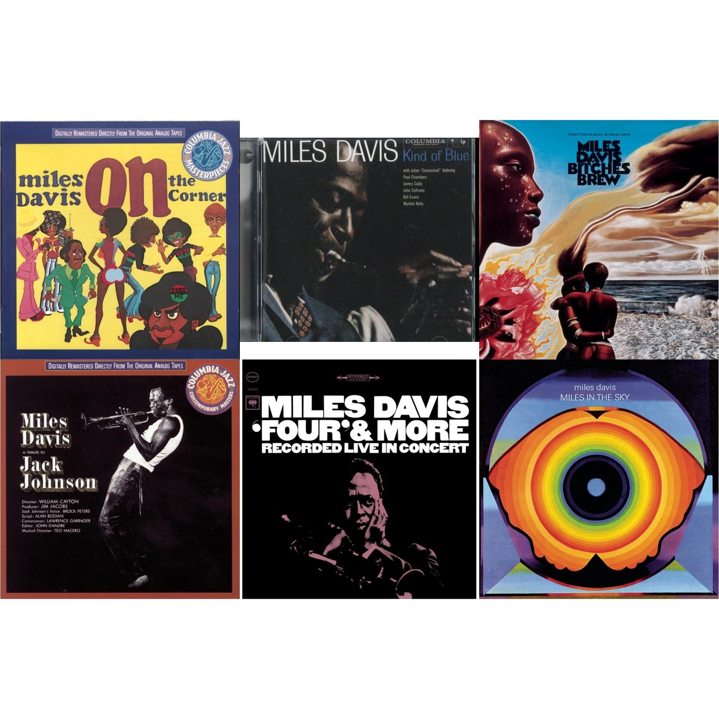 Kind Of Blue & Bitches Brew & On The Corner & Miles In The Sky & Four & More & Tribute To Jack Johnson