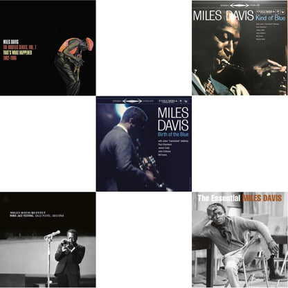 Bootleg Series Vol. 7: That’S What Happened 1982-1985 (2LP/White Vinyl) & Paris Jazz Festival, Salle Playel 10/1/1964 (2LP) & Birth Of The Blue (180G) & Kind Of Blue (180G) & Essential Miles Davis (2LP)