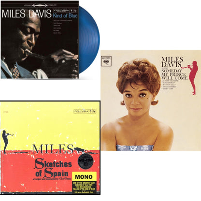 Kind Of Blue (Blue LP Vinyl/Dl Code) & Sketches Of Spain (Mono) & Someday My Prince Will Come (180G)