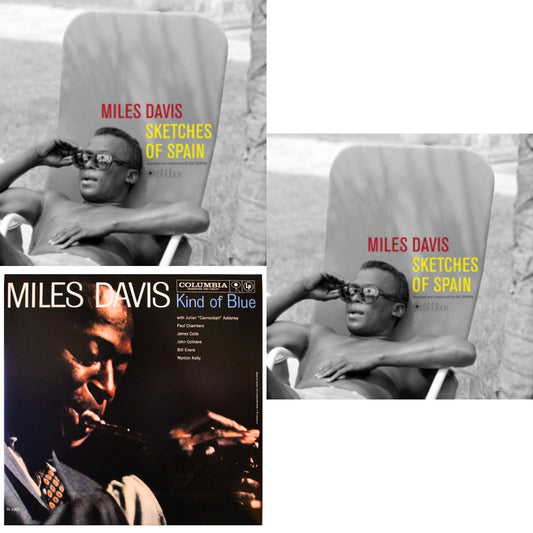 Sketches Of Spain (Limited Edition/Yellow LP Vinyl) & Kind Of Blue (Mono) & Sketches Of Spain