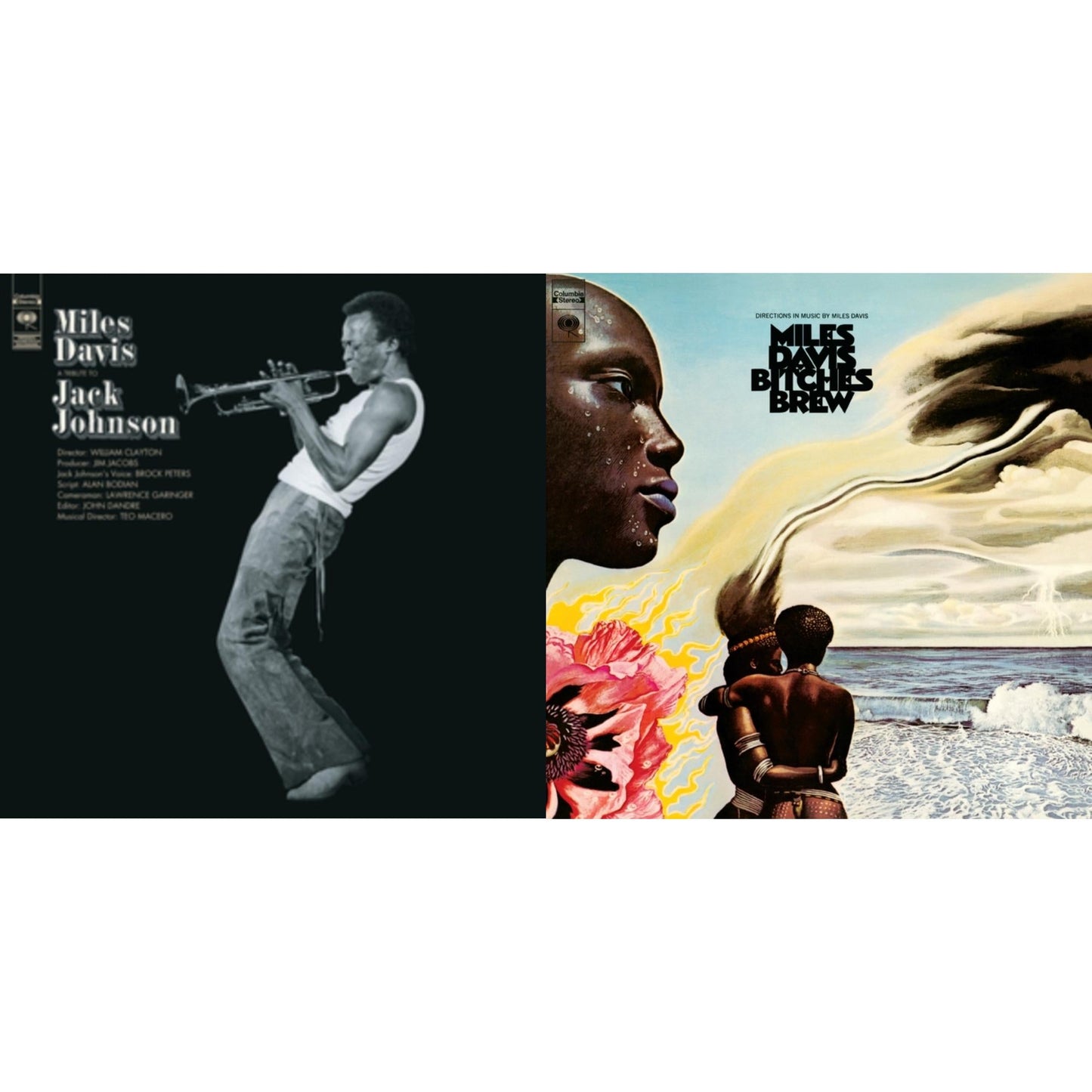 Bitches Brew (2LP/140G) & Tribute To Jack Johnson (140G/Dl Insert)